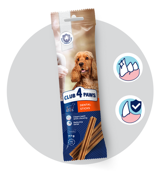 DENTAL STICKS FOR DOGS 3pcs 77gr 1080 фото