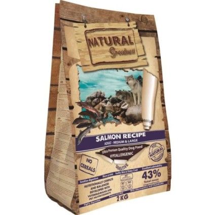 GRAIN FREE SALMON ADULT MEDIUM & LARGE 2kg 44 фото